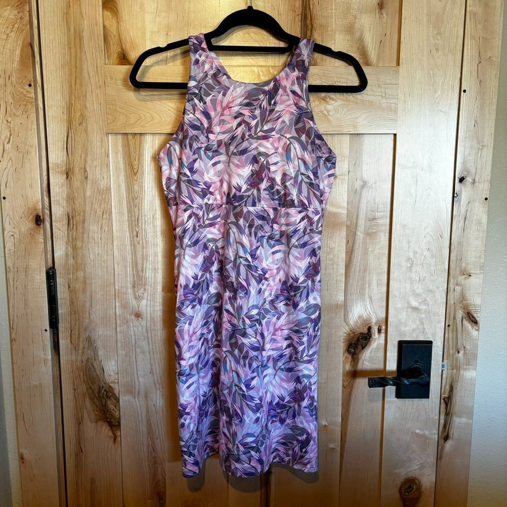 Freedom Trail by Kyodan Active Dress S Small Built in Bra Pink Strappy Back